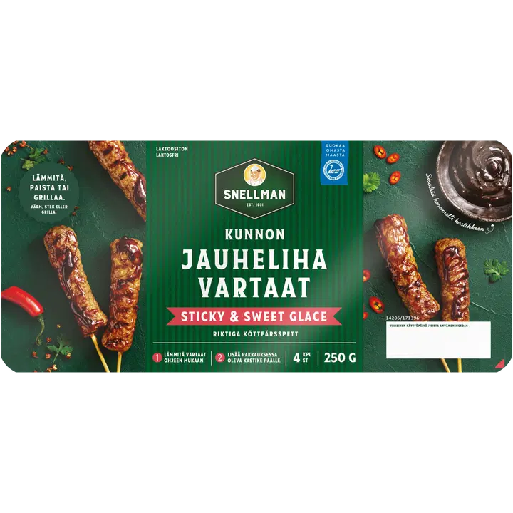 Snellman Kunnon jauhelihavartaat sticky & sweet 250g