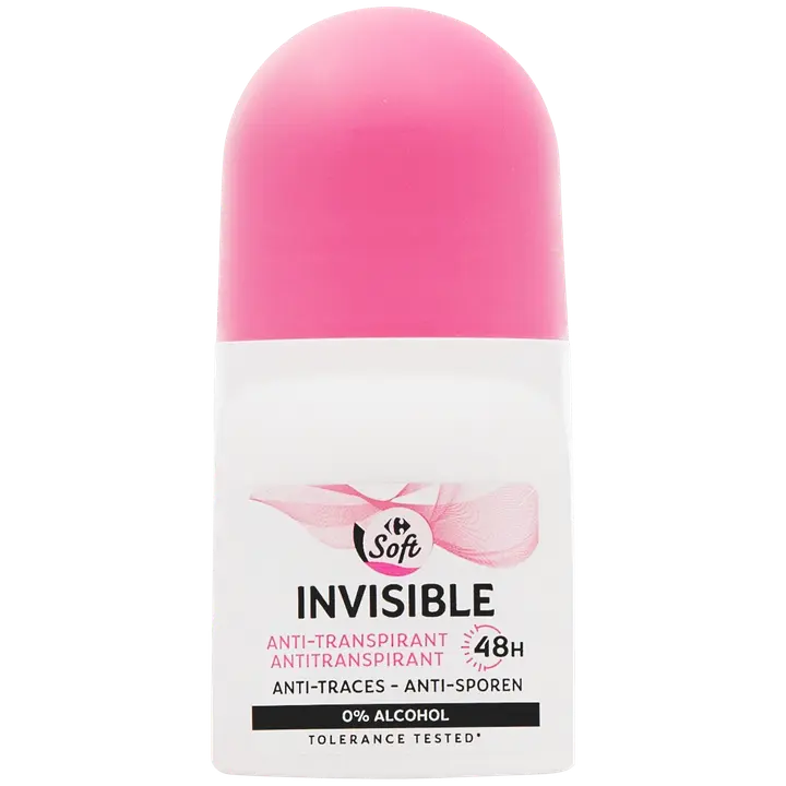 Carrefour Invisible rulldeodorant 48h 50ml