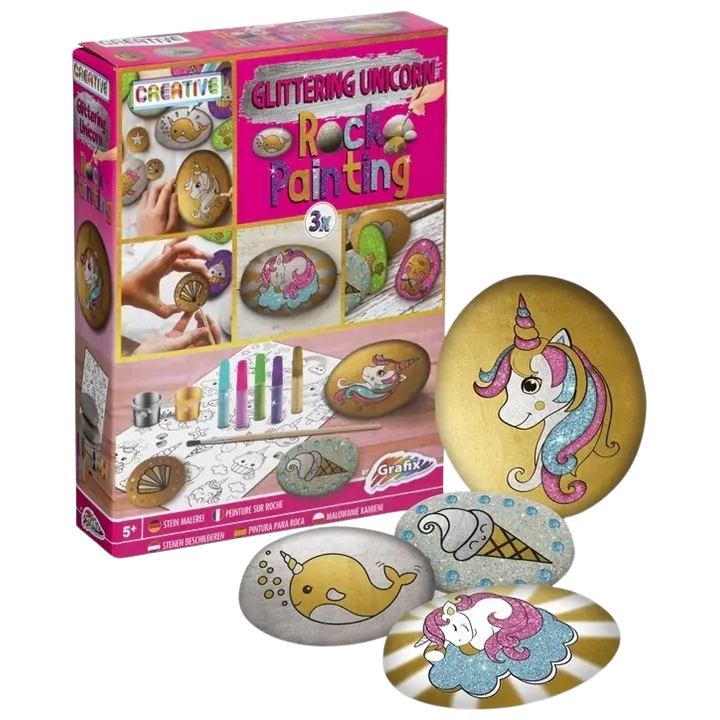 Grafix kivide värvimise komplekt Ükssarv