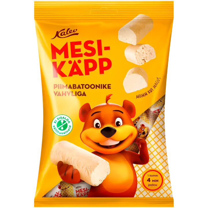 Mesikäpp piimabatoonike vahvliga 150g