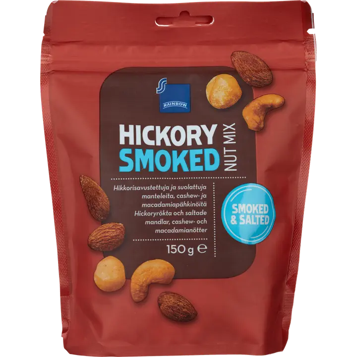 Rainbow Hickory suitsutatud pähklisegu 150g