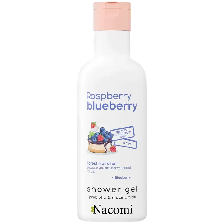 Nacomi Suihkugeeli Raspberry & Blueberry 300 ml