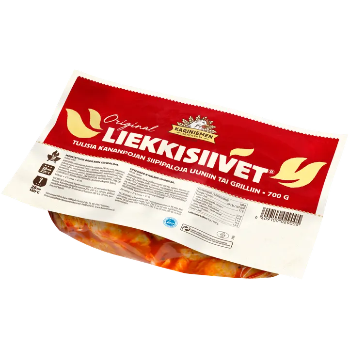 Kariniemen Kananpojan Liekkisiivet 700 g