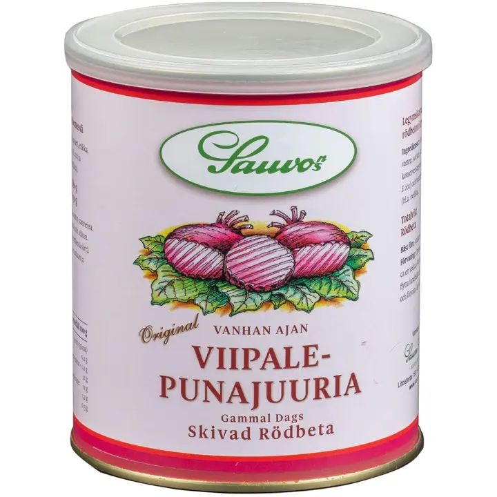 Sauvon Säilyke Vanhan Ajan Viipalepunajuuria 880/630g