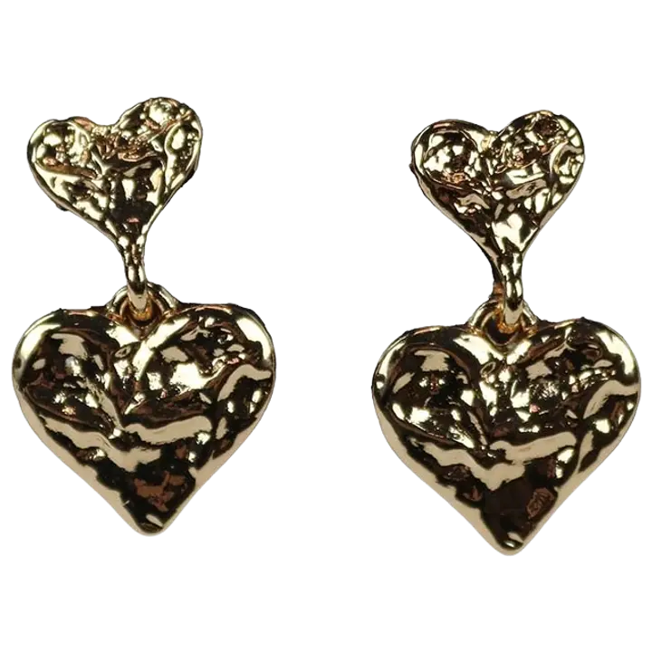 Kõrvarõngad Accessories With Style südamed kuldne