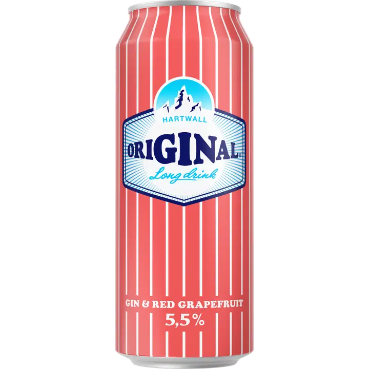 Hartwall Original Long Drink Red Grapefruit 5,5% 0,5 l
