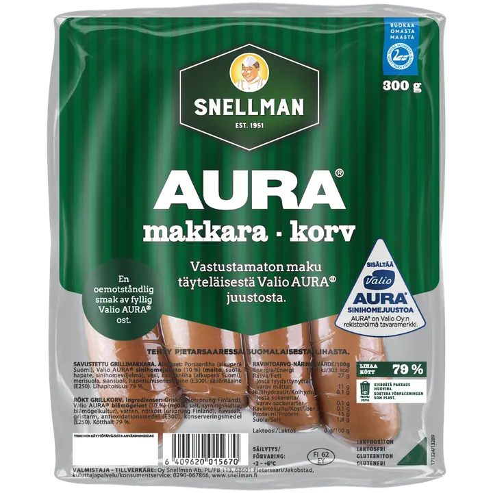 Aura grillimakkara 300g