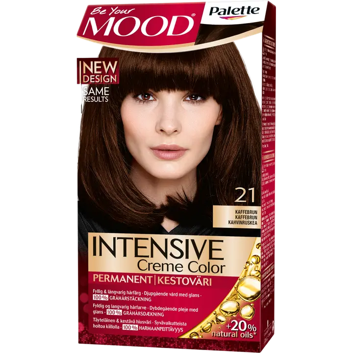 Palette Mood 21 Kahvinruskea hiusväri