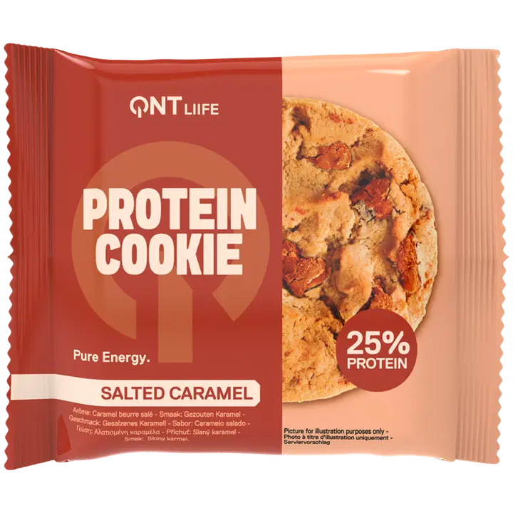 QNT proteiiniküpsis 25%, Soolakaramelli maitsega 60g