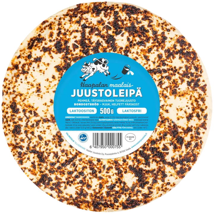 Haapalan laktoositon juustoleipä 500g