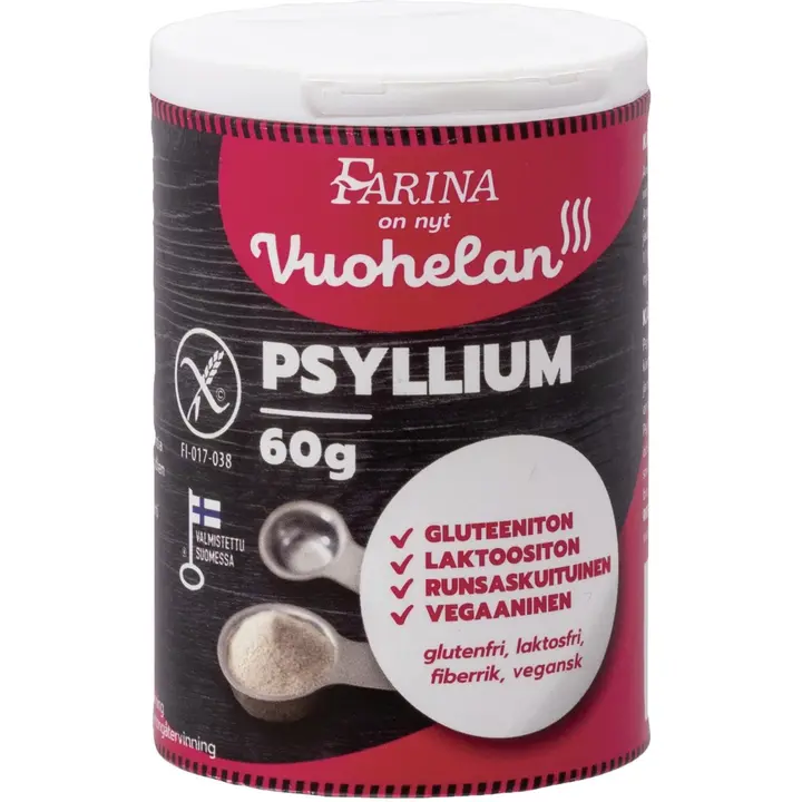 Vuohelan Psyllium 60g