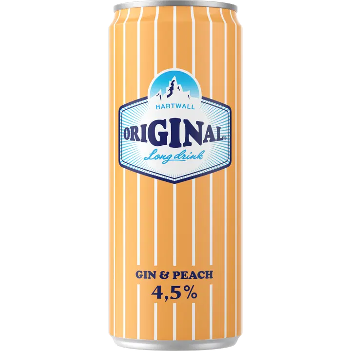 Hartwall Original Long Drink Peach 4,5% 0,33 l