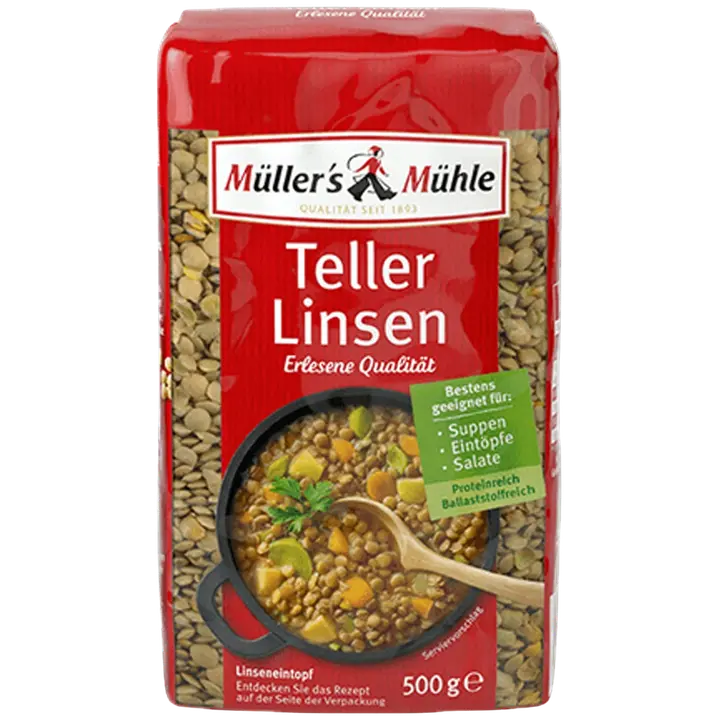 Müller`s mühle läätsed 500 g