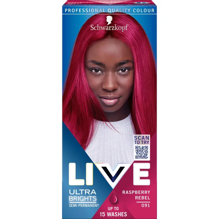Schwarzkopf Live Color Ultra Brigths 91 Raspberry Rebel hiusväri
