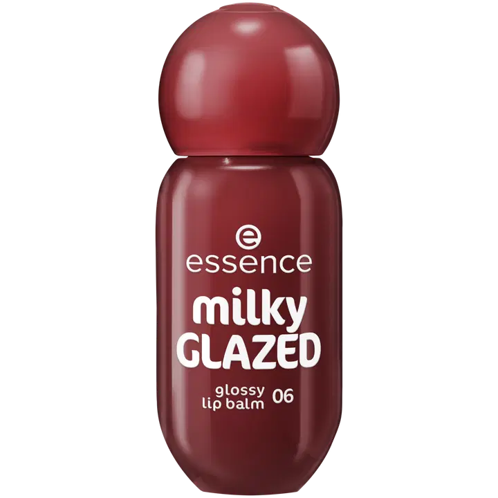 essence milky GLAZED glossy lip balm 06 Cherry on Top 4 ml
