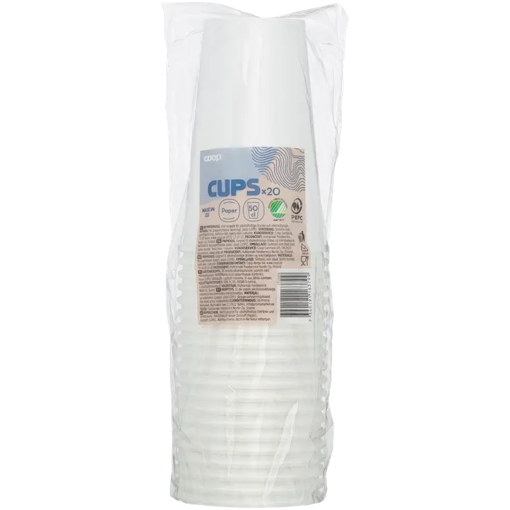 Coop papptops 50cl 20tk