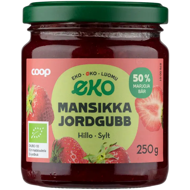 Coop Eko mansikkahillo luomu 250 g