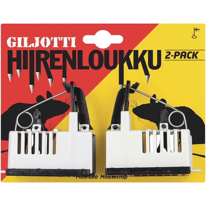 Giljotti 2kpl Hiirenloukku