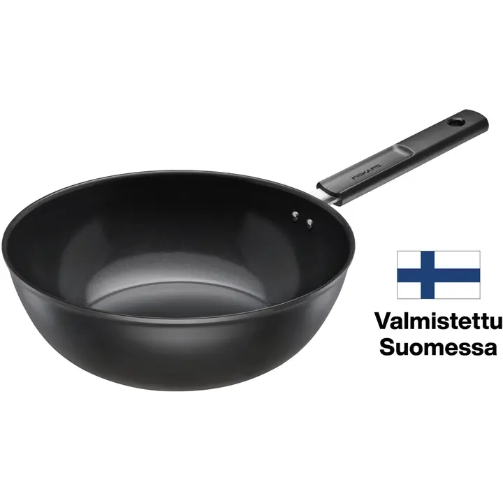 Fiskars Hard Face wokkipannu 28 cm