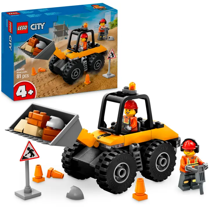LEGO® City Great Vehicles 60450 Keltainen pyöräkuormaaja