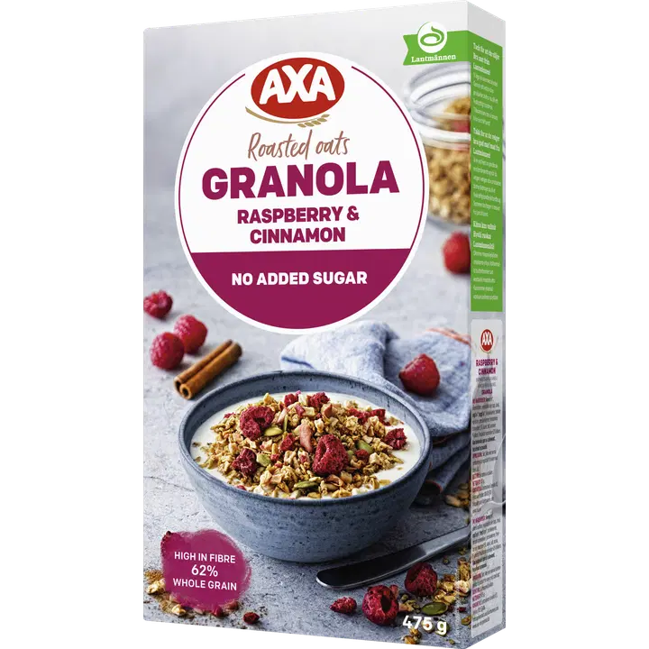 AXA Roasted Oats Great Raspberry & Cinnamon 475g