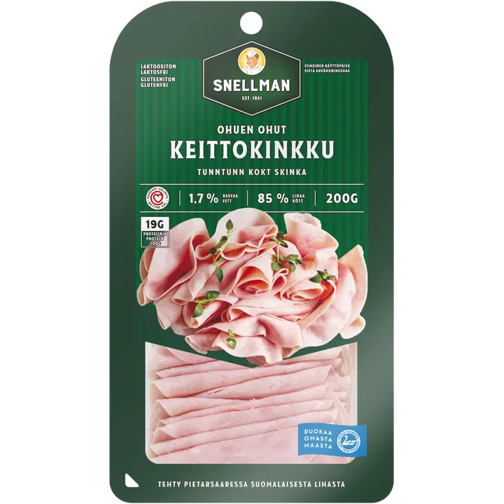 Snellman Ohuen ohut keittokinkku 200g