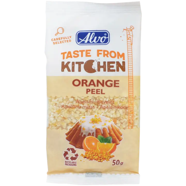 Kuivatatud apelsini koor 50g