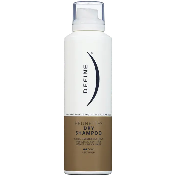 Define Brunettes Dry Shampoo kuivashampoo keskivaaleille ja tummille hiuksille 200ml