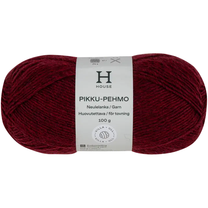 House villalanka Pikku pehmo 100 g Burgundy 200094
