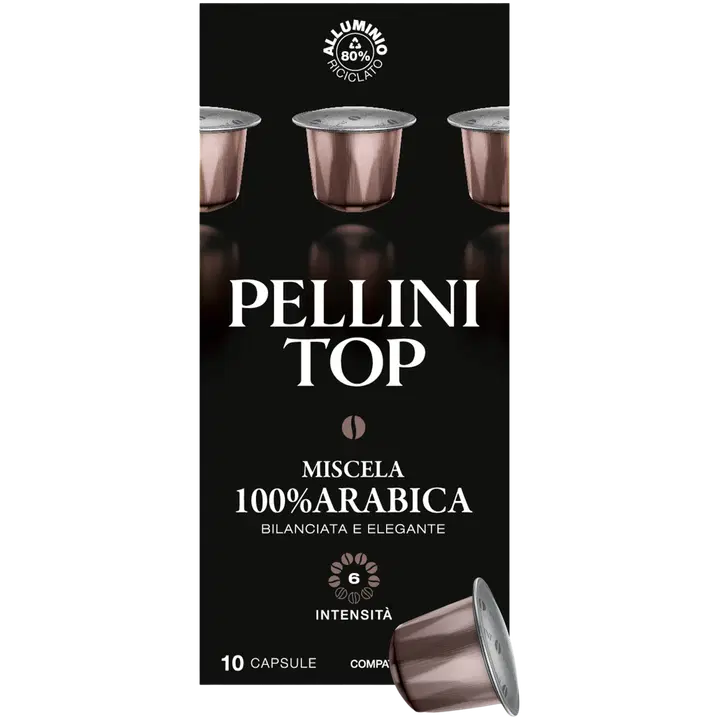 Pellini TOP kahvikapseli alumiini 55g Nespresso
