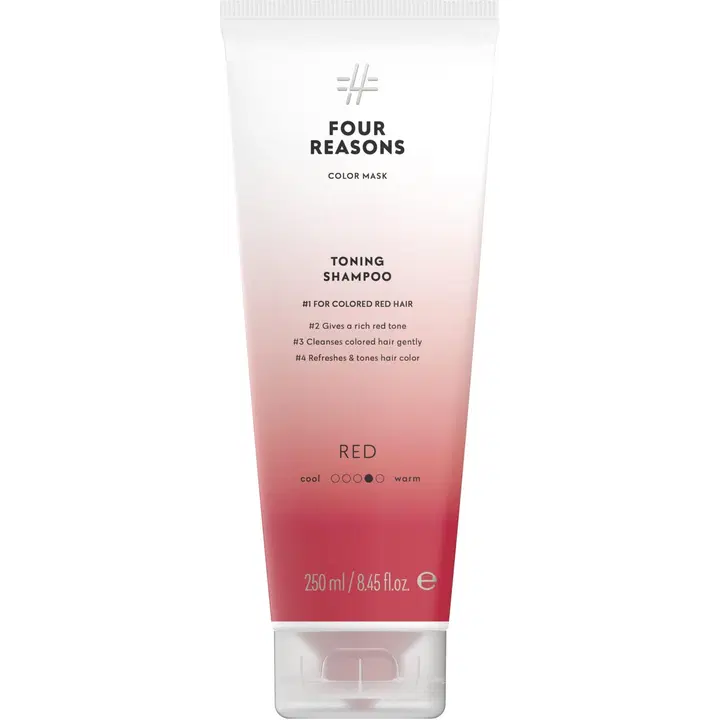 Four Reasons Color Mask Toning Shampoo Red sävyttävä shampoo 250 ml