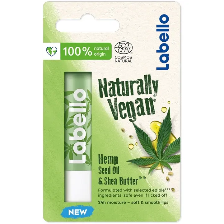Labello 5,2ml Naturally Vegan Hemp Seed Oil -huulivoide