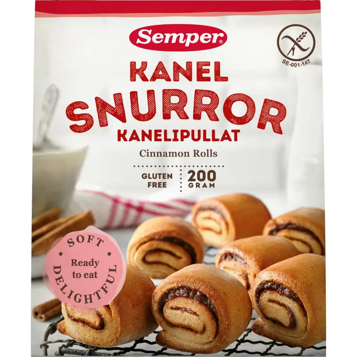 Semper Gluteeniton Kanelipulla 200g