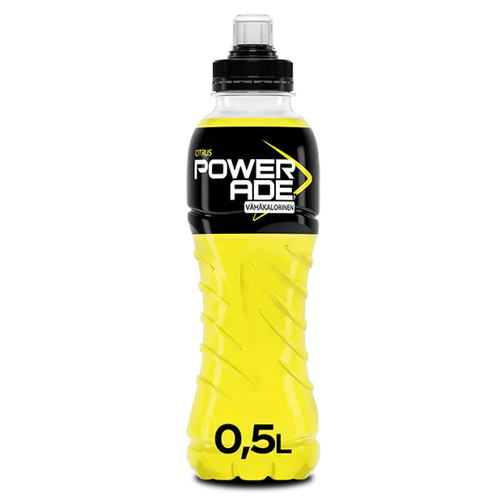 Powerade Citrus urheilujuoma muovipullo 0.5 L