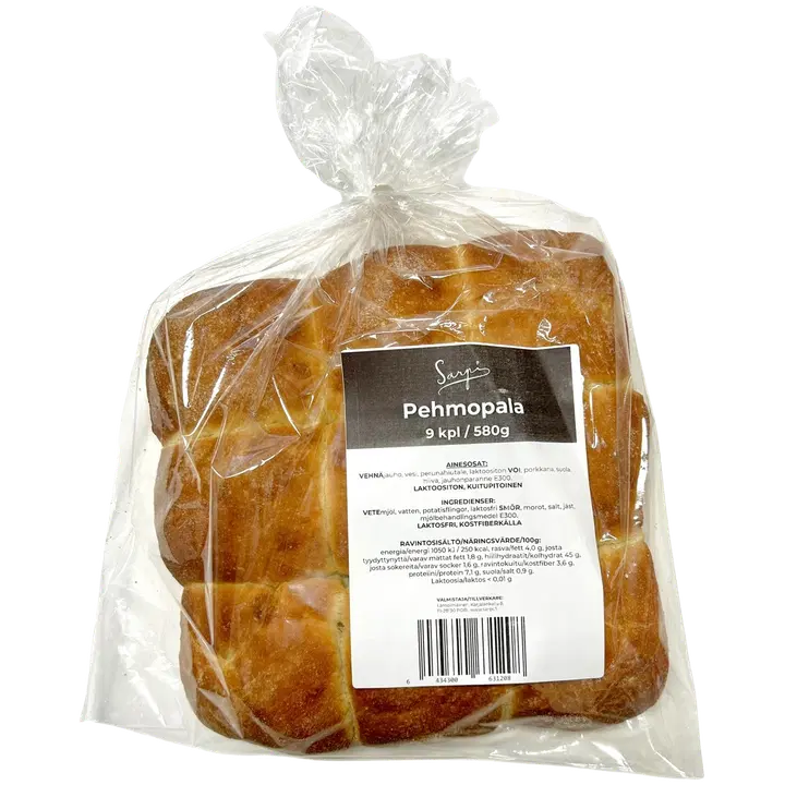 Sarpi Pehmopalat 9kpl/580g