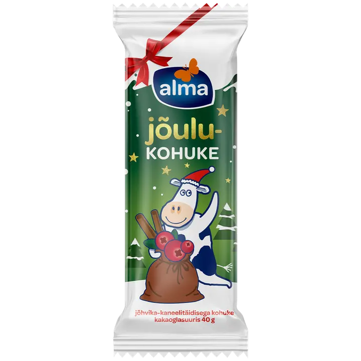 Alma kohuke jõhvika-kanelli kakaoglasuuris, 40g