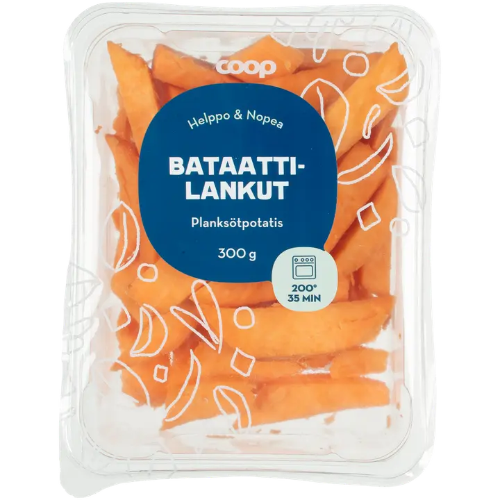 Coop bataattilankut 300 g