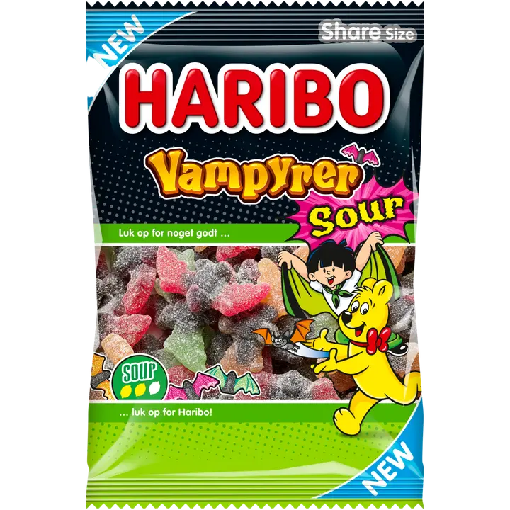 HARIBO Vampyrer Sour 375g karkkipussi
