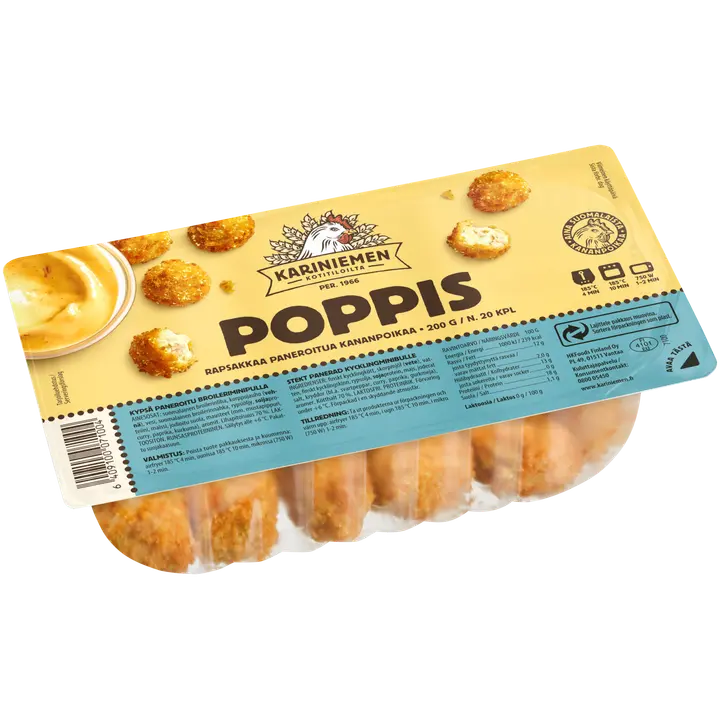 Kariniemen paneroitu poppis 200g