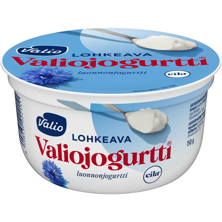Valiojogurtti® lohkeava luonnonjogurtti 150 g laktoositon