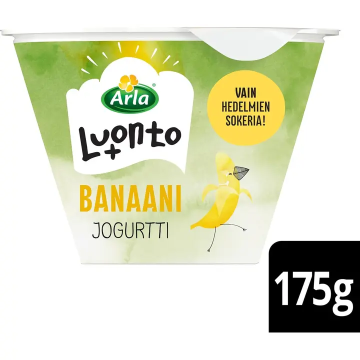 Arla Luonto+ AB laktoositon banaani jogurtti 175g