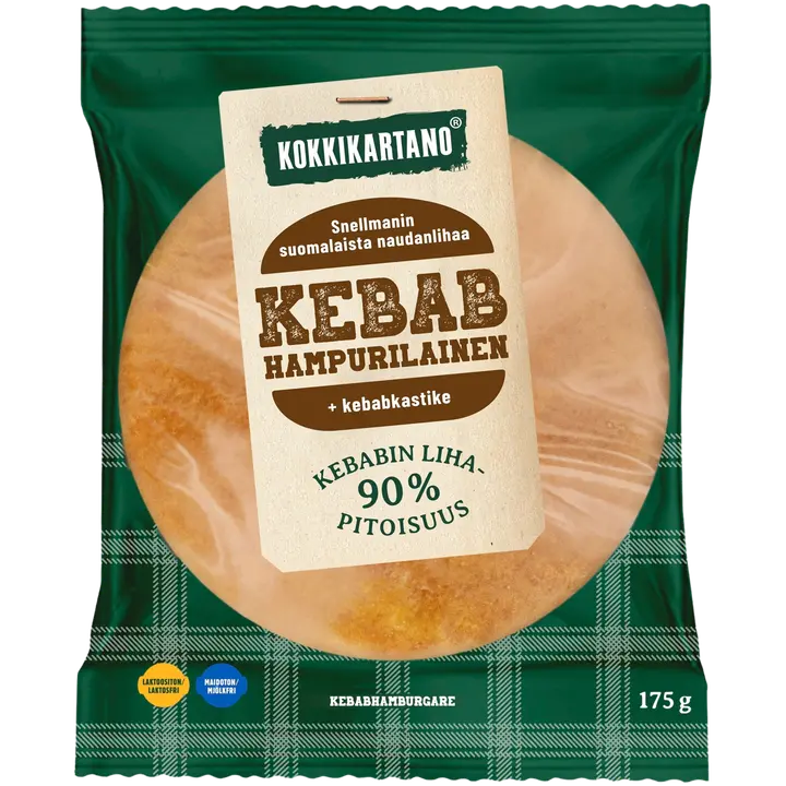 Kokkikartano Kebabhampurilainen 175g