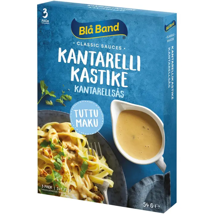 Blå Band Bistro vähälaktoosinen Kantarellikastike 3x18g
