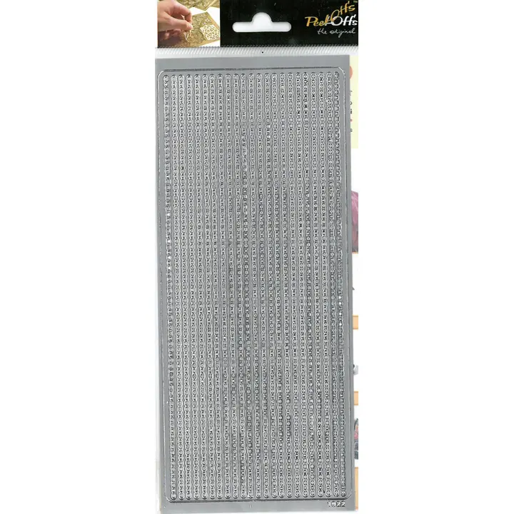 J.K. Primeco ääriviivatarra köynnös hopea