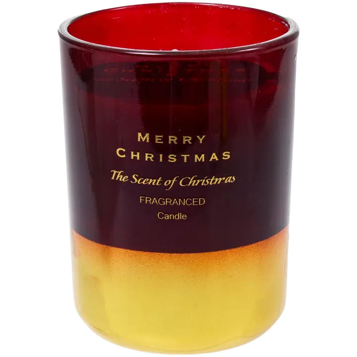 Lõhnaküünal 8x10,5cm punane