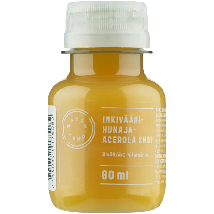 Mehustamo Inkivääri-hunaja-acerola shot 60 ml