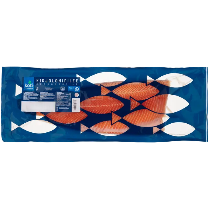 Kotimaista vikerforelli filee