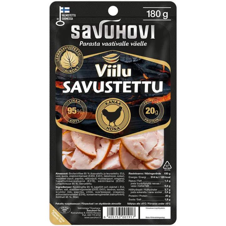 Savuhovi Viilu savustettu kana 180g