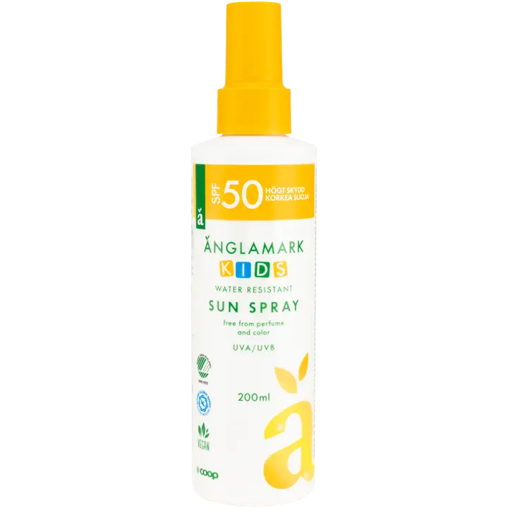 Änglamark Kids Sun spray SPF50 aurinkosuihke 200 ml