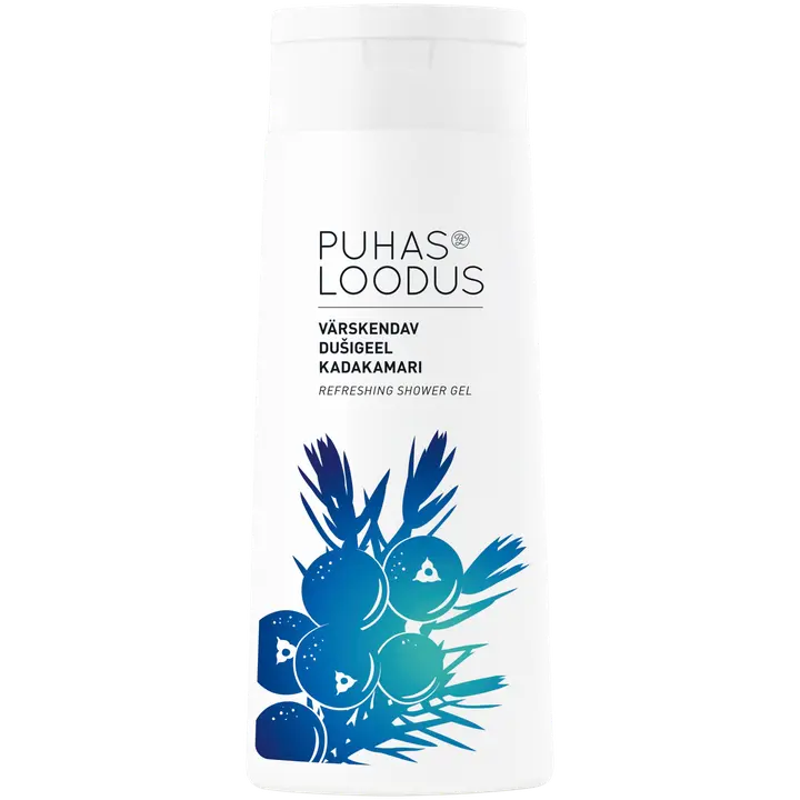 Puhas Loodus dušigeel kadakamari värskendav 250ml